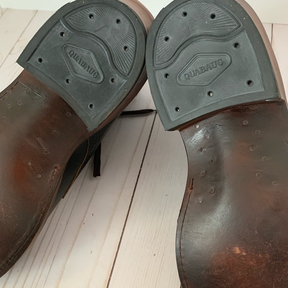 New Whites Quabaug Black Leather Boots 